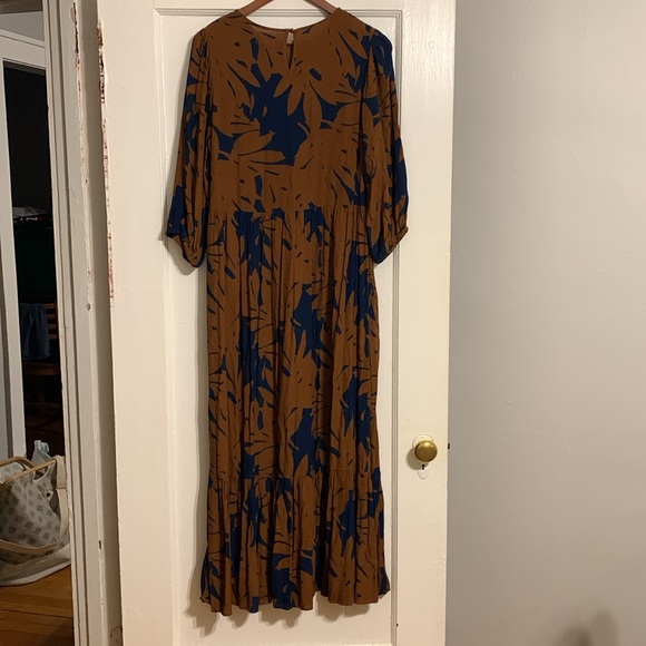 ✨ Anthropologie Kiera Maxi Dress Sz M - Picture 7 of 10